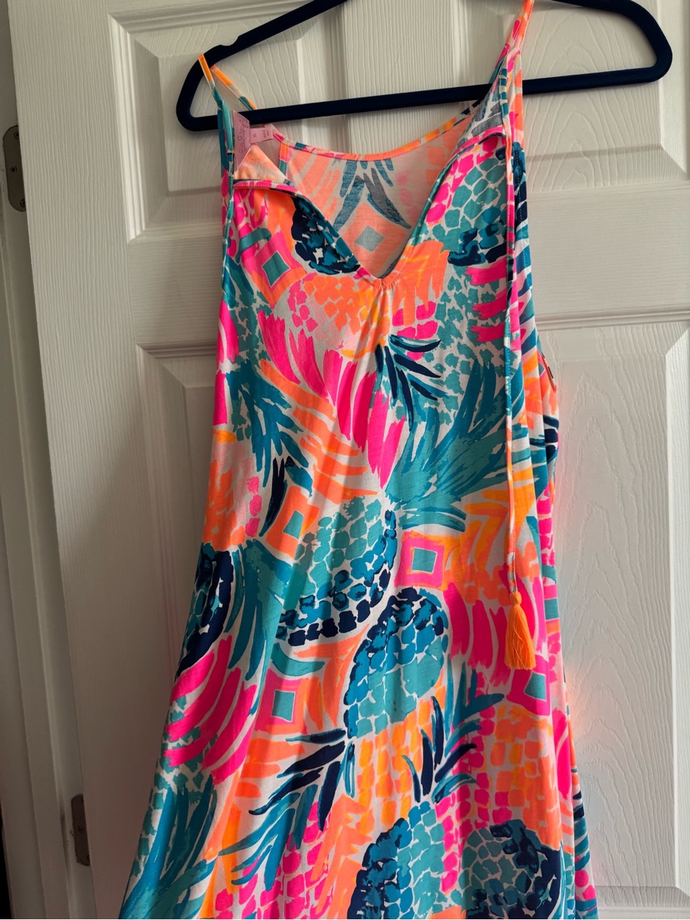 Vibrant Tropical Print Dress Lilly Pulitzer - Picture 4 of 4